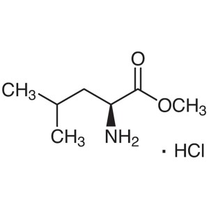 L-leusiinimetyyliesterihydrokloridi CAS 7517-19-3 (H-Leu-OMe·HCl) -määritys >99,0 % tehdas