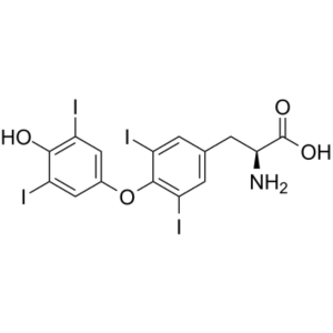 L-Tiroksin CAS 51-48-9 Təmizlik >98.0% (HPLC)