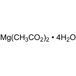 Magnesium Acetate Tetrahydrate CAS 16674-78-5 daahirnimo>99.5% (Titration) Warshada Fasalka Saafiga ah