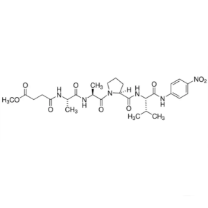 MeOSuc-AAPV-pNA CAS 70967-90-7 Ensaio > 98,0% (HPLC) Substrato Peptídico