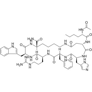 Melanotan II (MT-II) CAS 121062-08-6 Paqijiya Peptîd (ji hêla HPLC) ≥97,0% Fabrîkî Kalîteya Bilind