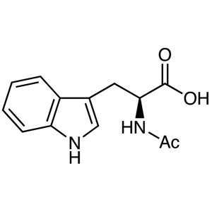 N-Acetyl-L-Tryptophan CAS 1218-34-4 (Ac-Trp-OH) Fanadihadiana 98.5~101.0% Ambonin'ny orinasa