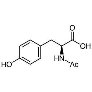 N-asetyyli-L-tyrosiini CAS 537-55-3 (Ac-Tyr-OH; NALT) määritys 99,0-101,0 tehdas