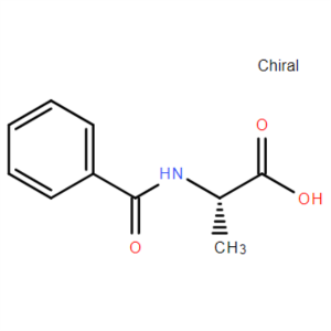 N-benzoyl-L-alanín CAS 2198-64-3 (Bz-Ala-OH) test >98,0 % (TLC)