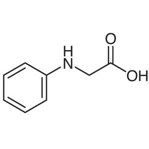 N-Phenylglycine CAS 103-01-5 H-DL-Phg-OH Kemurnian >99,0% (HPLC) Pabrik