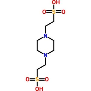 PIPES Free Acid CAS 5625-37-6 Тазалык >99,5% (титрлөө) Биологиялык буфер Ультра таза класс фабрикасы