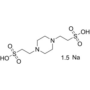 PIPES Sesquisodium Salt CAS 100037-69-2 Purity >99.0% (Titration) Biological Buffer Ultra Pure