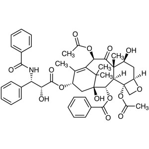 Paclitaxel (Taxol) CAS 33069-62-4 Ensaio (HPLC) 97,0~102,0%