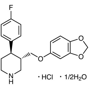 Paroksetīna hidrohlorīda hemihidrāts CAS 110429-35-1 Tests 97,5–102,0% rūpnīcas
