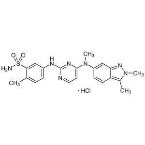 Пазопаниб хидрохлорид ЦАС 635702-64-6 Чистоћа >99,0% (ХПЛЦ) АПИ фабрика