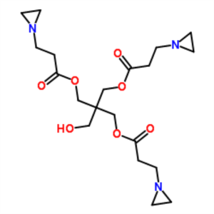 Pentaerytritol tris[3-(1-aziridinyl)propionat] CAS 57116-45-7 Faststoffinnhold >99,0 % Fabrikkhovedprodukt