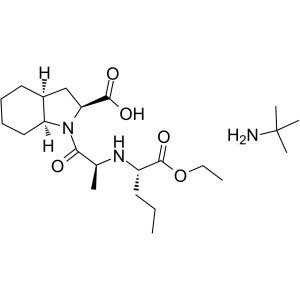 Perindopril Erbumine CAS 107133-36-8 ຄວາມບໍລິສຸດ >99.5% (HPLC) ACE Inhibitor API Factory High Quality