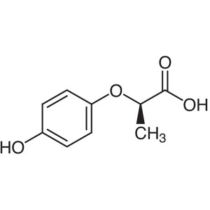 (R)-(+)-2-(4-gidroksifenoksi)propion kislotasi (DHPPA) CAS 94050-90-5 Soflik >99,0% Optik tozalik >99,0%
