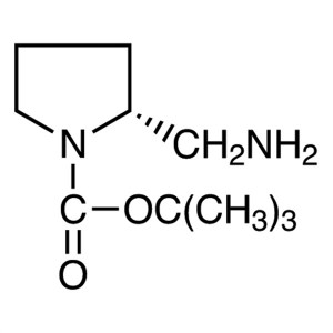 (R)-2-(амінаметыл)-1-Boc-Pyrrolidine CAS 259537-92-3 Чысціня >98,0% (ВЭЖХ) завод