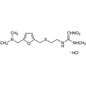 Ранитидин хидрохлорид CAS 66357-59-3 Анализа 97,5~102,0%
