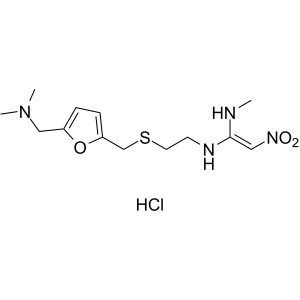 Ranitidine Hydrochloride CAS 66357-59-3 ဆန်းစစ်ချက် 97.5~102.0%