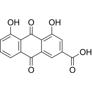 Rhein CAS 478-43-3 Renhet >98,0 % (HPLC)