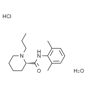 Hidreaclóiríd Ropivacaine Monohydrate CAS 132112-35-7 API USP Caighdeánach Ard-íonachta