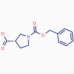 (S)-1-Cbz-pyrrolidin-3-karboxylsyra CAS 192214-00-9 Renhet >99,0 % (HPLC)