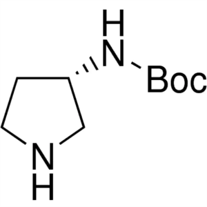 (S)-(-)-3-(Boc-amino)pyrrolidine CAS 122536-76-9 Kemurnian >98,5% (TLC) ee >98,5% Pabrik