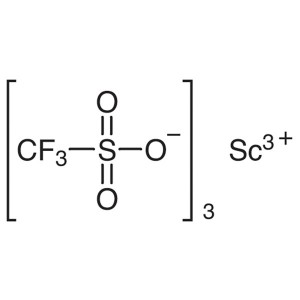 स्कैंडियम (III) ट्राइफ्लोरोमेथेनसल्फोनेट कैस 144026-79-9 शुद्धता> 98.0% (चेलोमेट्रिक टाइट्रेशन) स्कैंडियम> 9.0%
