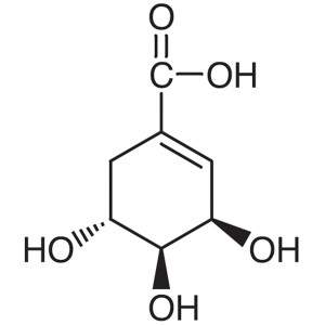 Shikimic Acid CAS 138-59-0 Tsafta > 98.0% (HPLC)
