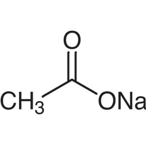 Natriumacetat CAS 127-09-3 Rengheet > 99,5% (Titratioun) Biologesch Buffer Molekulare Biologie Grad Factory