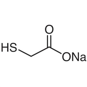 ಸೋಡಿಯಂ ಥಿಯೋಗ್ಲೈಕೋಲೇಟ್ CAS 367-51-1 ಶುದ್ಧತೆ ≥99.0% (ಐಡೋಮೆಟ್ರಿಕ್ ಟೈಟರೇಶನ್)