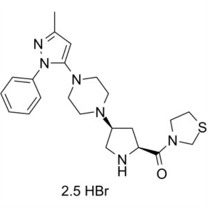 ટેનેલિગ્લિપ્ટિન હાઇડ્રોબ્રોમાઇડ ટેનેલિગ્લિપ્ટિન HBr CAS 906093-29-6 CAS 906093-29-6 શુદ્ધતા >99.5% (HPLC) DPP-4 અવરોધક ફેક્ટરી