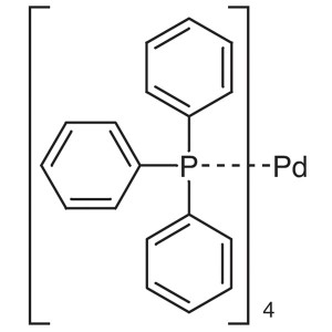 Tetrakis(trífheinilfosfín)pallaidiam(0) CAS 14221-01-3 Measúnú >99.0% Pd >9.2%
