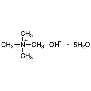 Tetramethylamoniumhydroxid pentahydrate CAS 10424-65-4 Čistota >99,0 % (titrace) Factory