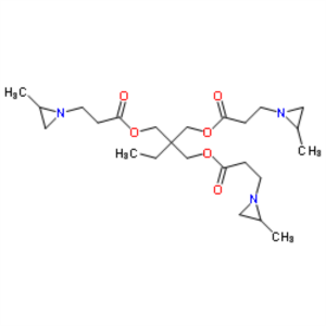 Trimethylolpropane tris(2-methyl-1-aziridinepropionate) CAS 64265-57-2 មាតិការឹង >99.0% ផលិតផលចម្បងរបស់រោងចក្រ