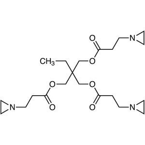 Trimethylolpropane tris(3-aziridinylpropanoate) CAS 52234-82-9 Mea Mausalī >99.0% Falegaosi Mea Autu