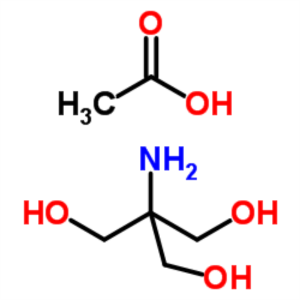 Tris Acetate CAS 6850-28-8 Purity > 99.0% (Titration) Bufair Bith-eòlasach Factaraidh Ìre Bith-eòlas Molecular