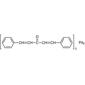 Tris(dibenzylideneacetone)dipalladium(0) CAS 51364-51-3 စစ်ဆေးမှု >97.0% Pd 20.9~21.9%
