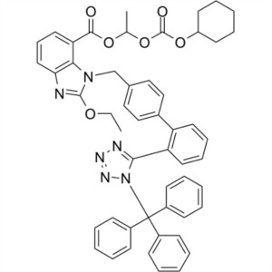 Trityl Candesartan Cilexetil CAS 170791-09-0 Purity >98.0% (HPLC) Factory