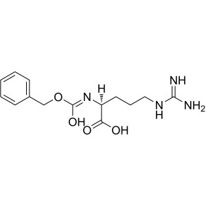 Z-Arg-OH CAS 1234-35-1 Nα-Cbz-L-arginīna tīrība >98,5% (HPLC) rūpnīca