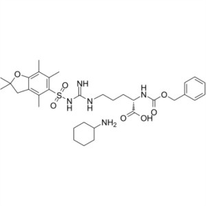 Z-Arg(Pbf)-OH·CHA CAS 200190-89-2 Kemurnian >98,0% (HPLC)