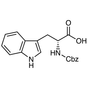 ZD-Trp-OH CAS 2279-15-4 Nα-Cbz-D-triptofāna tīrība >99,0% (HPLC) rūpnīca