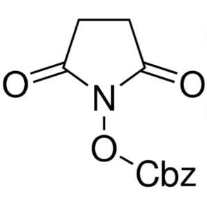 Z-OSu CAS 13139-17-8 N-(benziloksikarboniloksi)sukcinimido grynumas >99,0 % (HPLC) gamykla