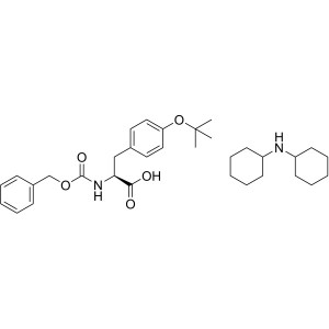 Z-Tyr(tBu)-OH·DCHA CAS 16879-90-6 ZO-tert-butyyli-L-tyrosiini Disykloheksyyliammoniumsuola Puhtaus >98,5 % (HPLC)