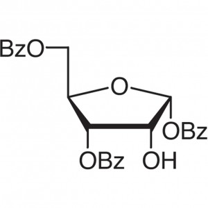 1,3,5-Tri-O-benzoyl-D-Ribofuranose CAS 22224-41-5 Purdeb ≥99.0% Clofarabine Canolradd Uchel Purdeb