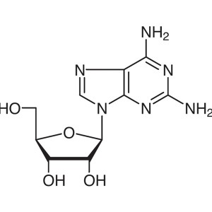 2-Аминоаденозин CAS 2096-10-8 Покӣ ≥99.0% (HPLC) тозагии баланд