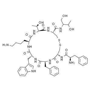 Octreotide Acetate CAS 83150-76-9 Peptide Purity (HPLC) ≥98.0% API Kualitas Tinggi