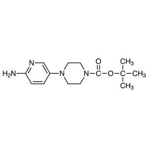 терт-Бутил 4-(6-Амин-3-Пиридил)пиперазин-1-Карбоксилат CAS 571188-59-5 Тазалык >99.0% (HPLC) Palbociclib Intermediate Factory