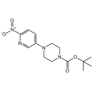 terc-butil-4-(6-nitropiridin-3-il)piperazīna-1-karboksilāta CAS 571189-16-7 tīrība >98,0% (HPLC) Palbociclib Intermediate Factory